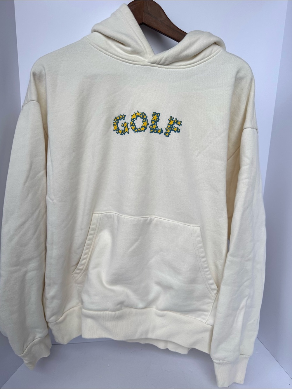 Golf Wang Star Logo Hoodie Cream / Off-White - Men's XL